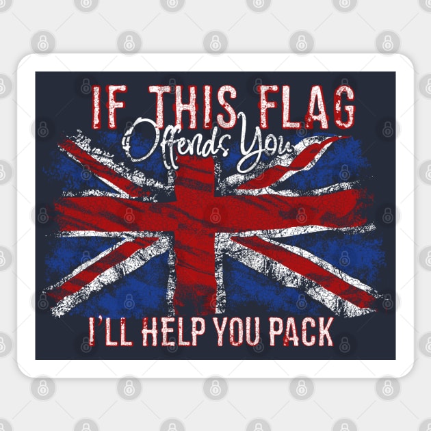 Union Jack Sticker by SpottydoggCreatives